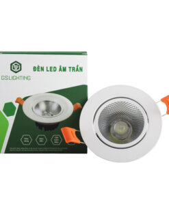 đèn led âm trần xoay 8w