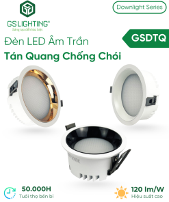 Đèn LED Âm Trần Tán Quang Chống Chói 10W 18W 25W GSDTQ