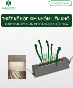 Alternative view of Đèn LED Âm Trần Spotlight Linear 5W 7W 9W 24W 36W GSDSC