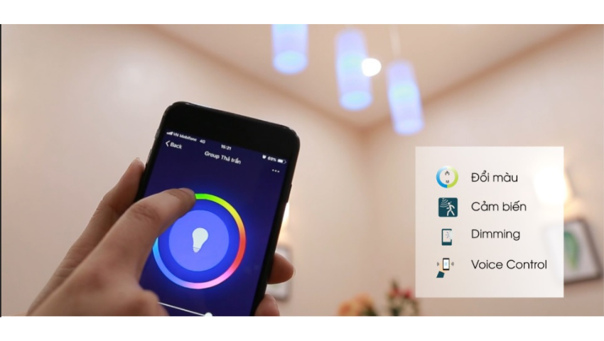 điều khiển ánh sáng qua bluetooth