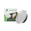 đèn led âm trần tán quang choá bạc