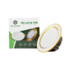 đèn led âm trần tán quang choá vàng