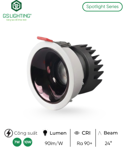 Alternative view of Đèn LED Âm Trần Spotlight Chỉnh Góc 7W 10W GSATLX