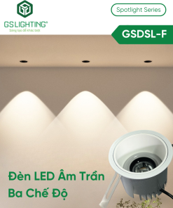 Đèn LED Âm Trần 3 Chế Độ Sáng 12W GSDSL24-F