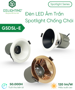 Đèn LED Âm Trần Spotlight Chống Chói 15W GSDSL-E
