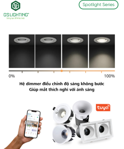 Alternative view of Đèn LED Âm Trần Spotlight Chống Chói 7W 12W 18W GSDSL-A