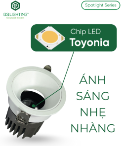 Alternative view of Đèn LED Âm Trần Spotlight Chống Chói 7W 12W 18W GSDSL-D