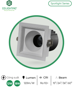 Alternative view of Đèn LED Âm Trần Module Đơn 12W 18W GSATM1X